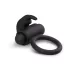 EasyToys Bunny - anello fallico vibrante - silicone nero