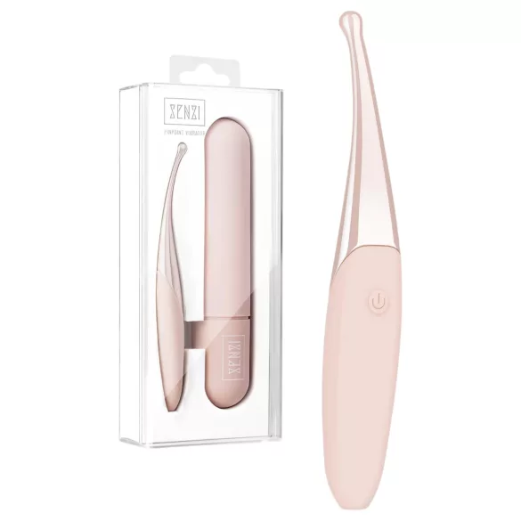 Senzi - vibratore clitorideo ricaricabile impermeabile - silicone rosa