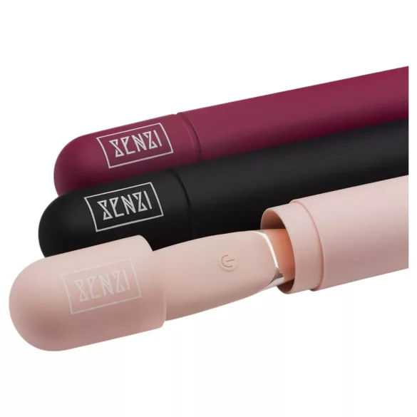 Senzi - vibratore clitorideo ricaricabile impermeabile - silicone rosa