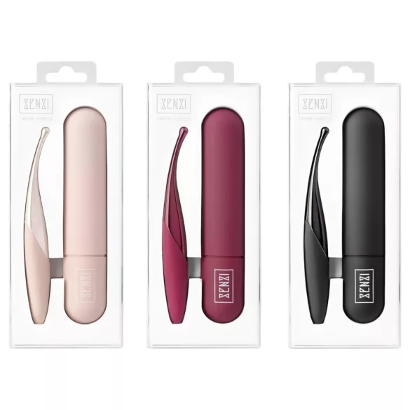 Senzi - vibratore clitorideo ricaricabile impermeabile - silicone rosa