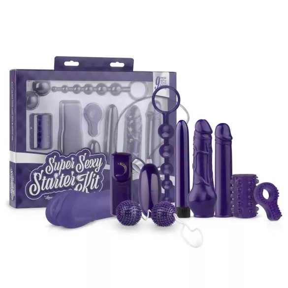 LoveBoxxx - set vibratore 9 pezzi - accessori sexy per coppia