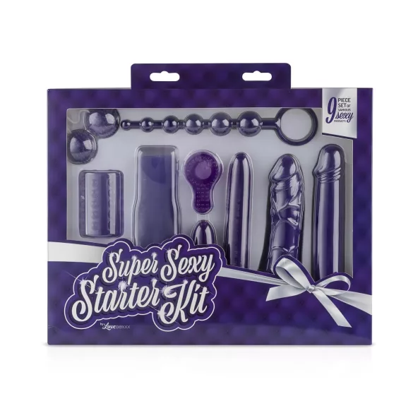 LoveBoxxx - set vibratore 9 pezzi - accessori sexy per coppia
