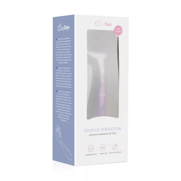 Easytoys Couple - vibratore per coppia ricaricabile impermeabile viola