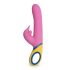PMV20 - vibratore rabbit rotante con braccio clitorideo - silicone rosa