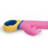 PMV20 - vibratore rabbit rotante con braccio clitorideo - silicone rosa