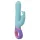 PMV20 - Vibratore rabbit rotante con stimolatore clitoride - menta