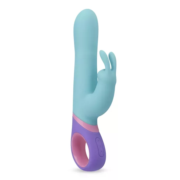PMV20 - Vibratore rabbit rotante con stimolatore clitoride - menta