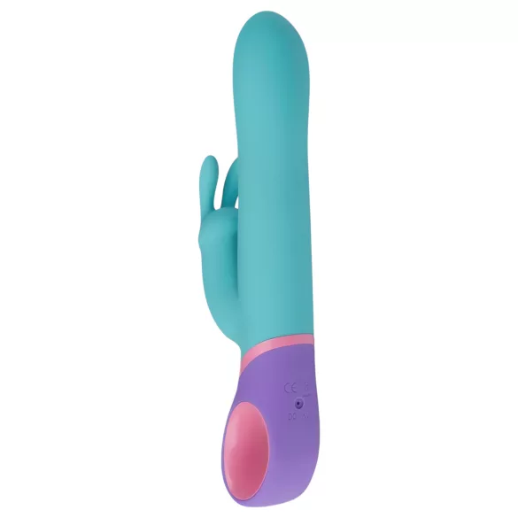 PMV20 - Vibratore rabbit rotante con stimolatore clitoride - menta