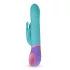PMV20 - Vibratore rabbit rotante con stimolatore clitoride - menta