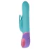 PMV20 - Vibratore rabbit rotante con stimolatore clitoride - menta