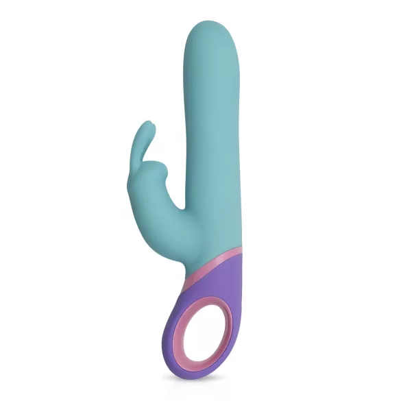 PMV20 - Vibratore rabbit rotante con stimolatore clitoride - menta