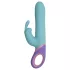 PMV20 - Vibratore rabbit rotante con stimolatore clitoride - menta
