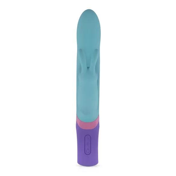 PMV20 - Vibratore rabbit rotante con stimolatore clitoride - menta