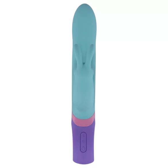 PMV20 - Vibratore rabbit rotante con stimolatore clitoride - menta