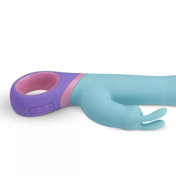 PMV20 - Vibratore rabbit rotante con stimolatore clitoride - menta