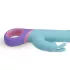 PMV20 - Vibratore rabbit rotante con stimolatore clitoride - menta