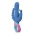 PMV20 Vice Double - vibratore triplo rotante - silicone blu
