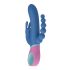 PMV20 Vice Double - vibratore triplo rotante - silicone blu