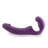 Easytoys - vibratore strap-on ricaricabile senza cintura - silicone viola