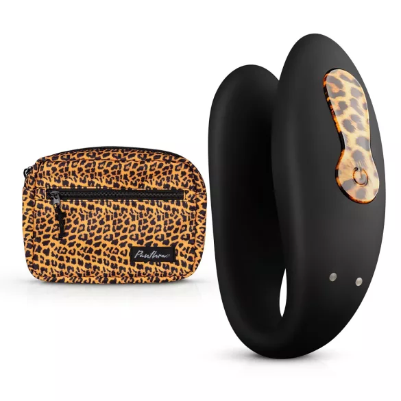 Panthra Zuna - vibratore per coppia ricaricabile impermeabile - leopardo nero