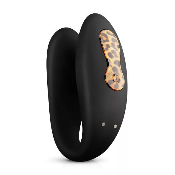Panthra Zuna - vibratore per coppia ricaricabile impermeabile - leopardo nero