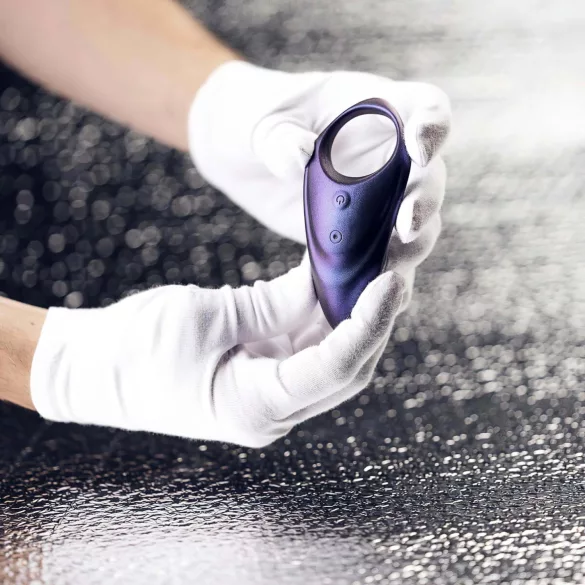 Hueman Neptune - anello fallico vibrante impermeabile - silicone viola