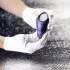 Hueman Neptune - anello fallico vibrante impermeabile - silicone viola