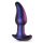Hueman Asteroid - vibratore anale rotante con perle - silicone viola