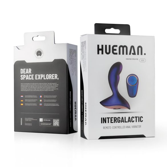 Hueman Intergalactic - vibratore anale - vibrante - silicone viola