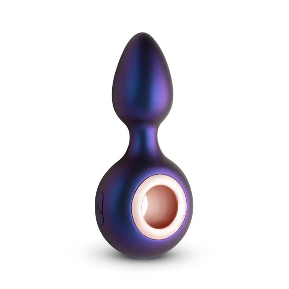 Hueman Deep Space - vibratore anale ricaricabile - silicone viola