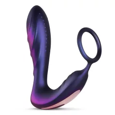   Hueman Black Hole - vibratore anale wireless con anello fallico - viola