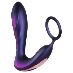   Hueman Black Hole - vibratore anale con telecomando e anello fallico (viola)