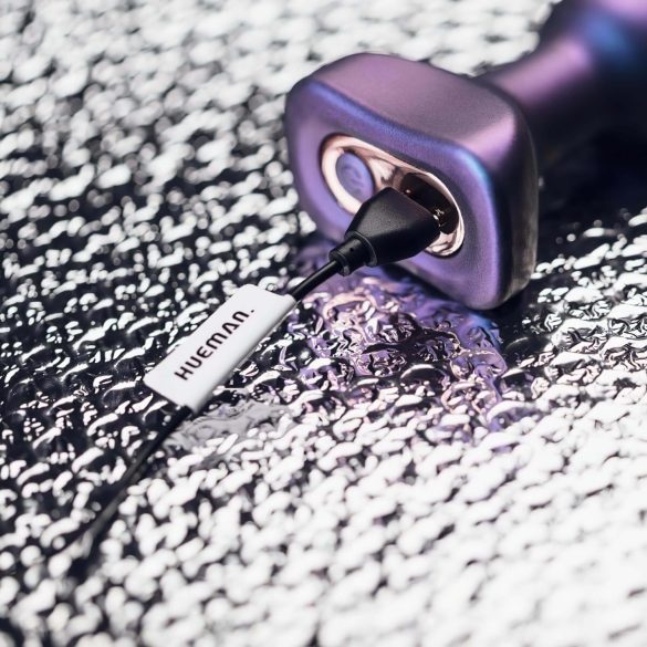 Hueman Space Force - vibratore anale spingente impermeabile viola