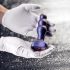 Hueman Space Inveder - vibratore anale ricaricabile e impermeabile (viola)