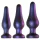 Hueman Comets - set plug anale silicone 3 pezzi - viola