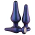 Hueman Comets - set plug anale silicone 3 pezzi - viola