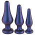 Hueman Comets - set plug anale silicone 3 pezzi - viola