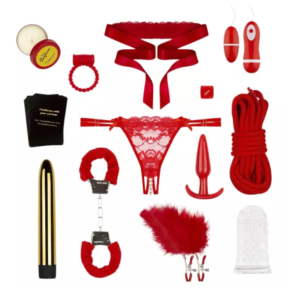 LoveBoxxx - set sorpresa con vibratore - uovo 14 pezzi