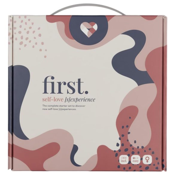First. Kit iniziale autoamore con vibratore (6 pezzi)