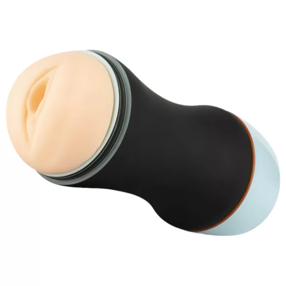 CRUIZR CM06 - masturbatore vibrante automatico con suoni - nero blu