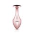 Plug Anale Rosato - con Pietra Nera