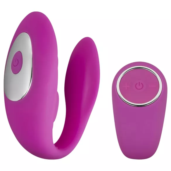 Easytoys - vibratore coppia impermeabile telecomando - silicone rosa