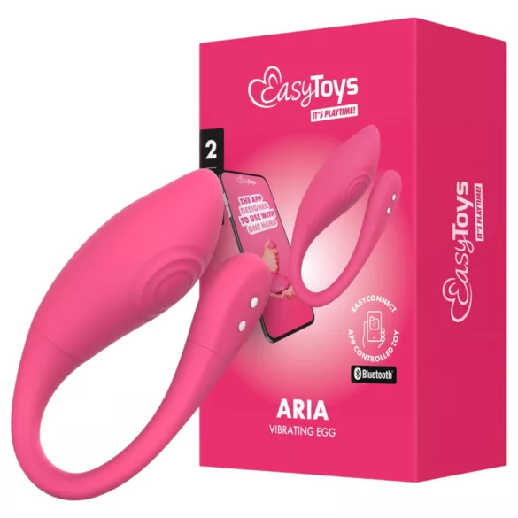 EasyConnect - ovetto vibrante telecomandato - silicone rosa