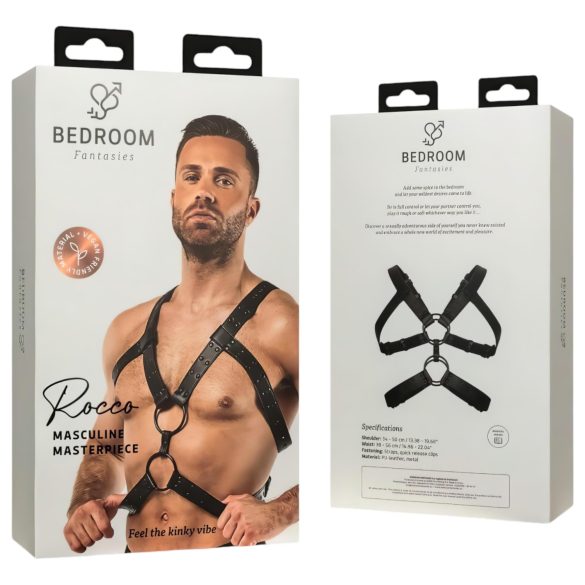 Bedroom Fantasies Rocco - top intimo sexy - nero - taglia S-XL