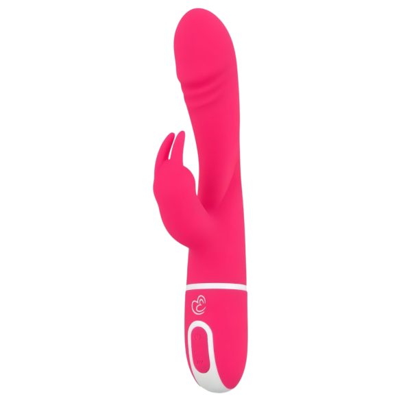 Easytoys - Vibratore punto G con stimolatore clitorideo (rosa)