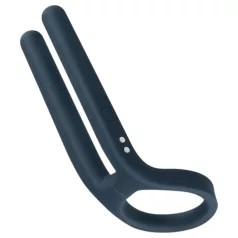   Boners - anello fallico vibrante ricaricabile e stimolatore testicoli - blu