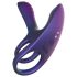 Hueman Infinity Ignite - anello vibrante per pene e testicoli - silicone viola