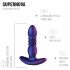 Hueman Supernova - vibratore anale con spinta - silicone viola
