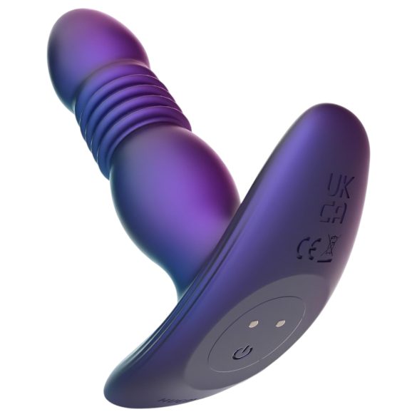 Hueman Supernova - vibratore anale con spinta - silicone viola