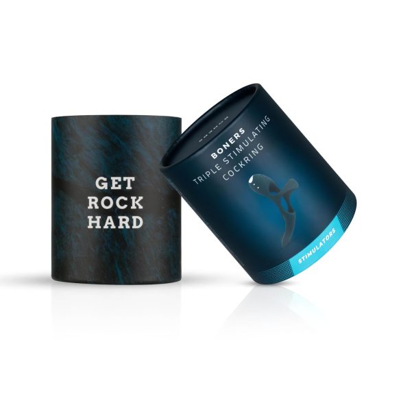 Boners - anello fallico con stimolatore clitorideo - silicone